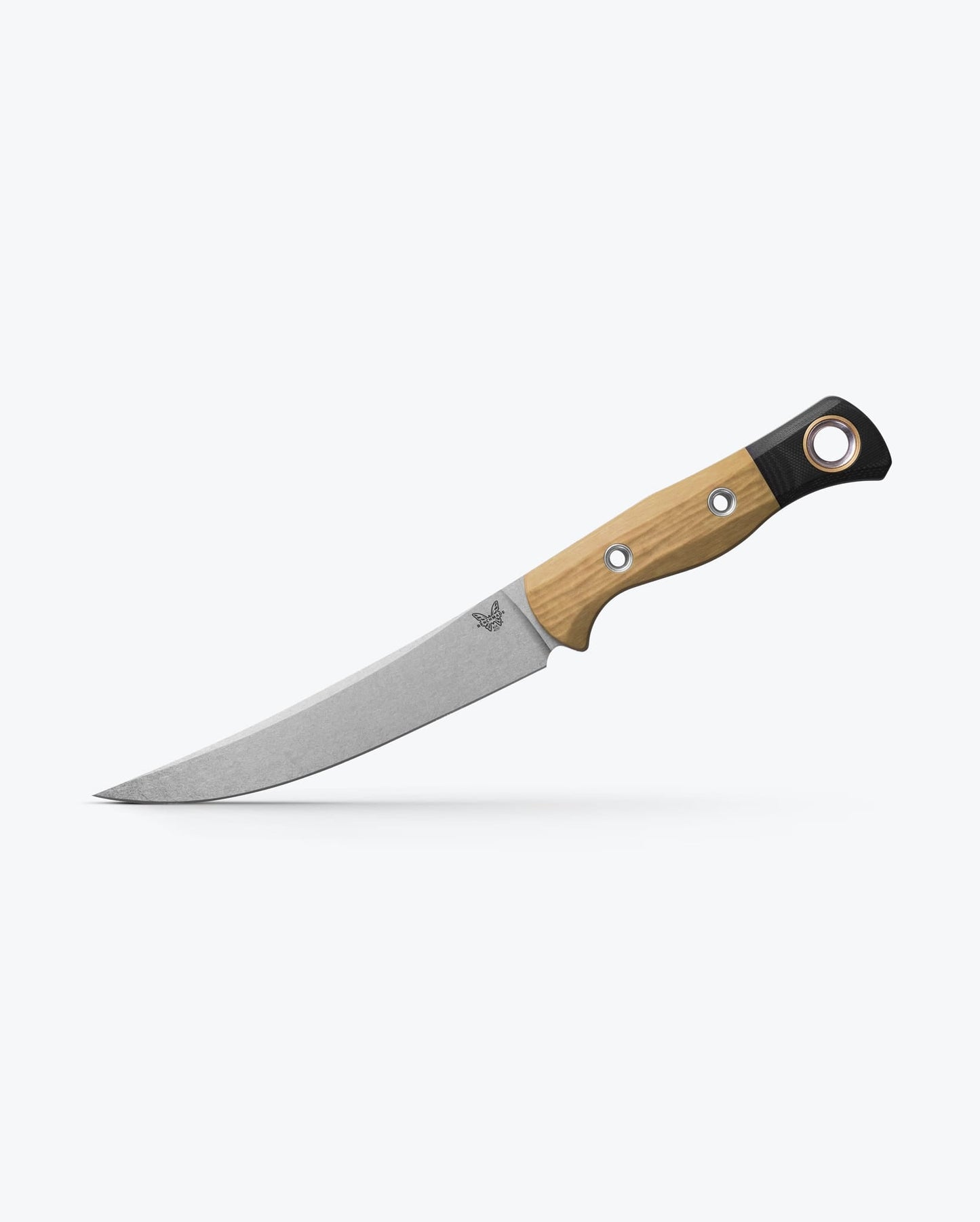Benchmade Meatcrafter 4050-02 blade detail – CPM-154 stonewash trailing point