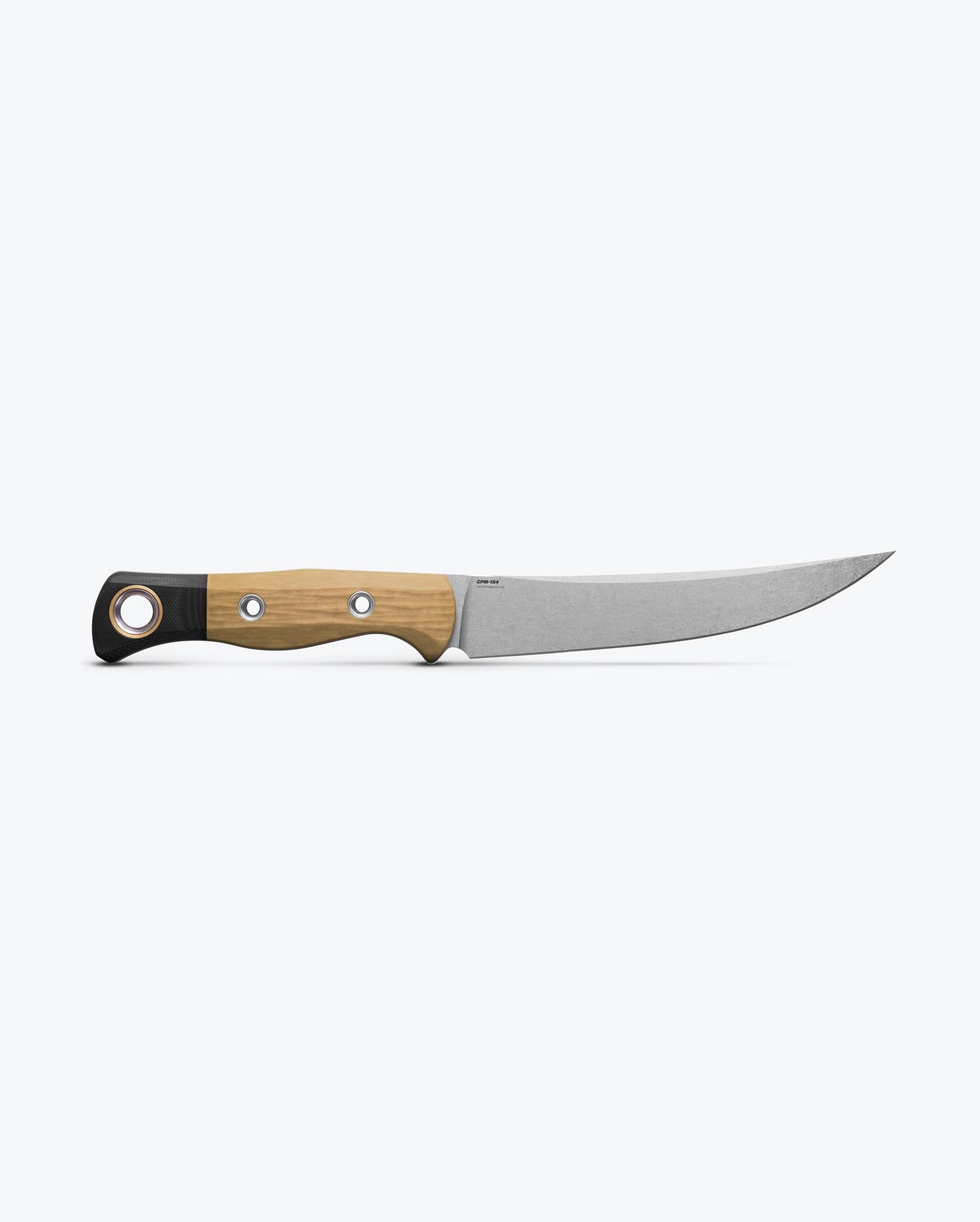 Benchmade Meatcrafter 4050-02 full side profile – Maple Valley Richlite handle