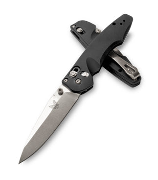 Benchmade 470-1 Emissary closed view - 3.90 inch closed length AXIS-Assist EDC folding knife