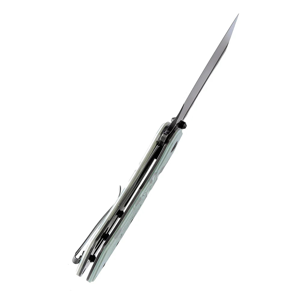 Kansept XL Korvid 3.55" 154CM Jade G10 with Parent and Child Hands T1030B5