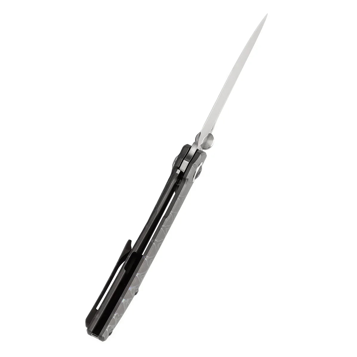 Kansept Tarkin 3.42" Satin 20CV Tiger Stripe Flamed Titanium K1078A3