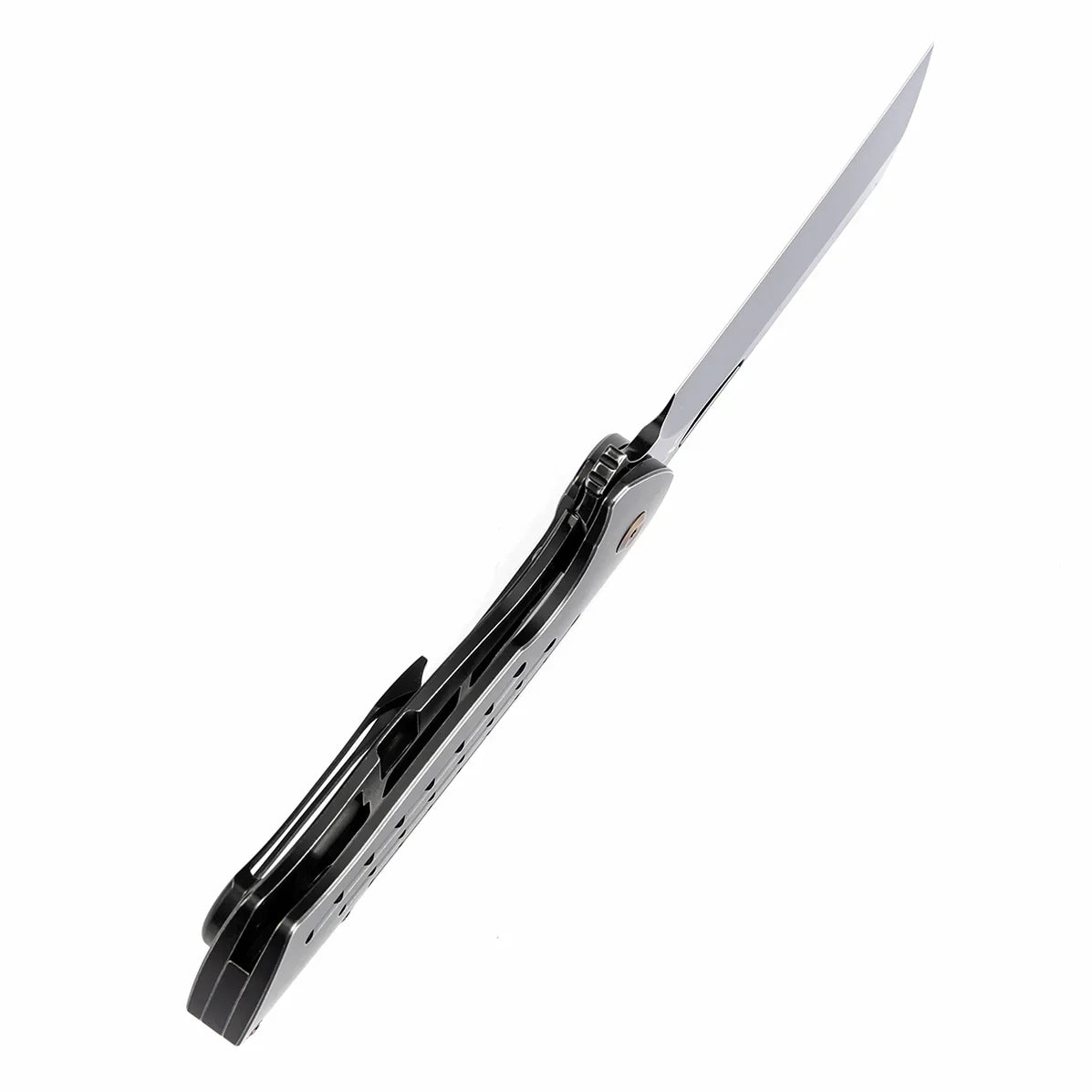 Kansept Leviathan 3.9" CPM S35VN Blackwash Titanium with Holes Black K1083A3