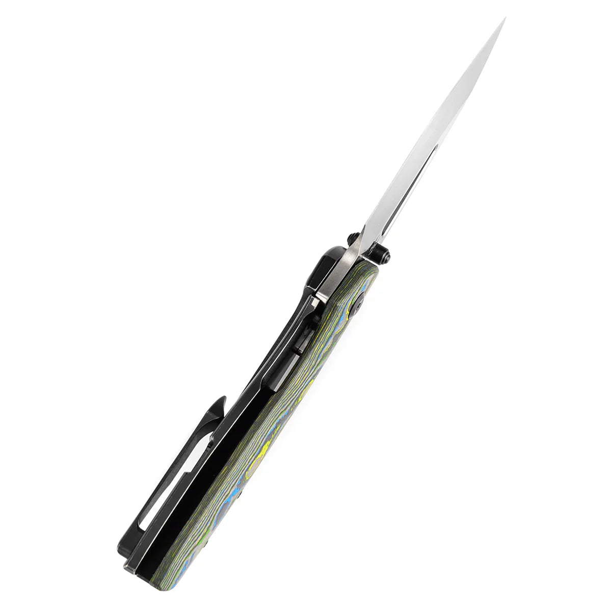 Kansept Link 3.0" Titanium+Gecko Camo Carbon Fiber Yellow, Blue K1068A2