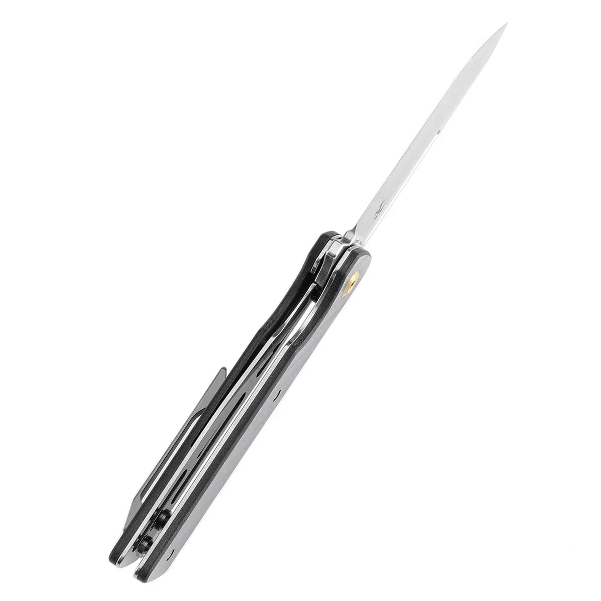 Kansept Anomaly 3.14" Stonewashed CPM S35VN Carbon Fiber +G10 Black K2038T6