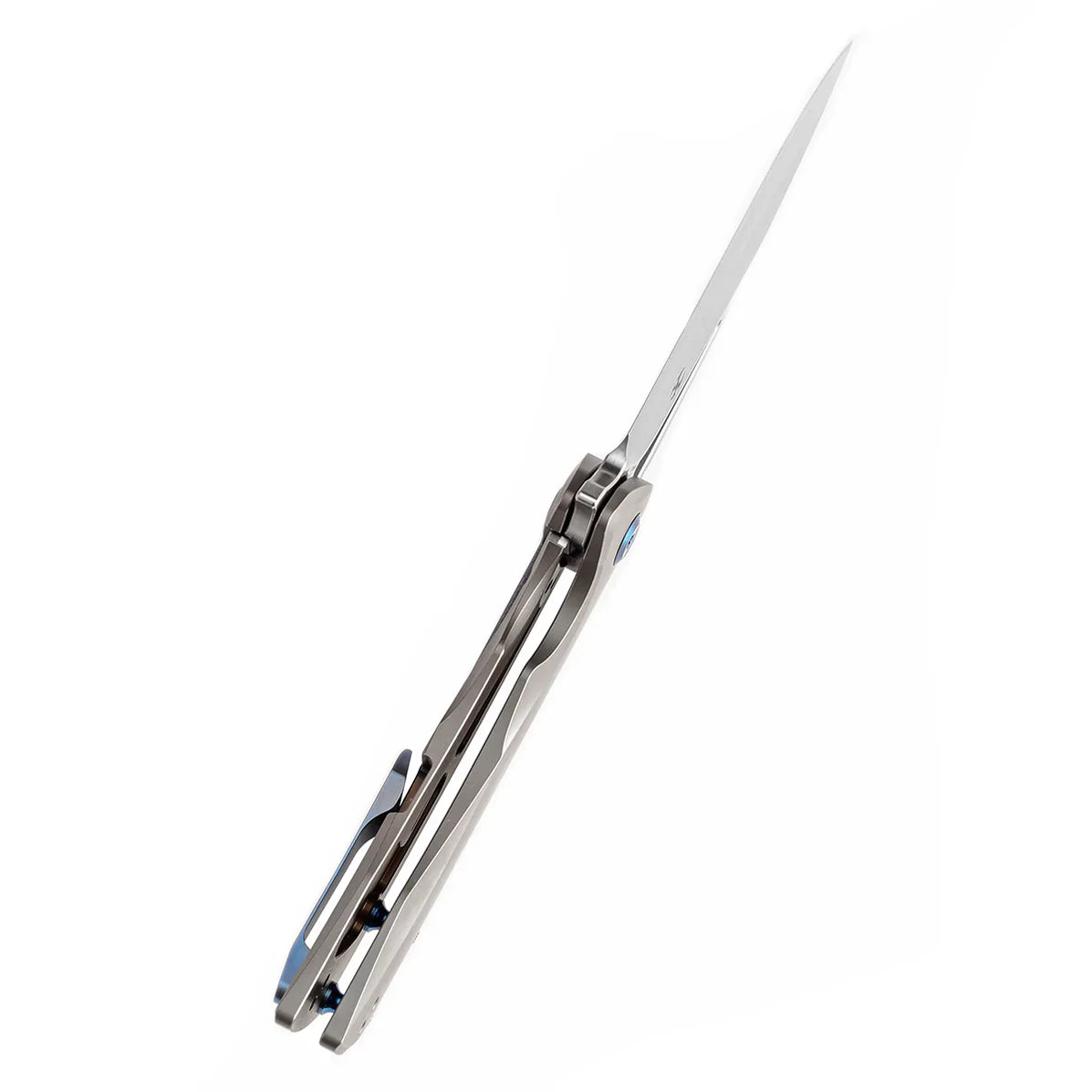 Kansept Kryo 3.58" CPM S35VN Bronze Anodized and Stonewashed Titanium Grey K1001A8