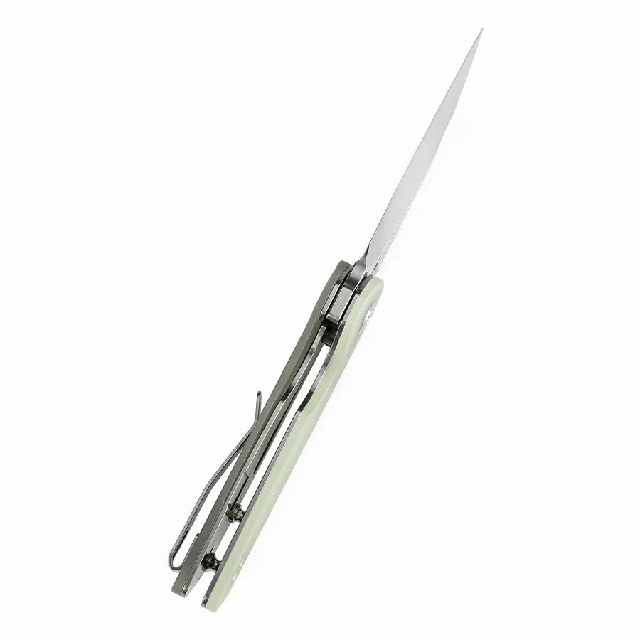 Tenable Rafe L T1048A2 – 3.19" Stonewashed 14C28N Blade, Jade G10 Handle with Liner Lock