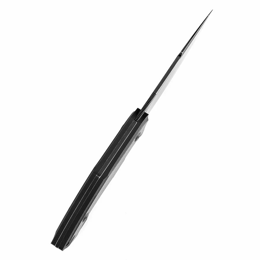 Tenable Luccio G007A6 – 3.81" Blackwash 14C28N Blade, Carbon Fiber + G10 Handle