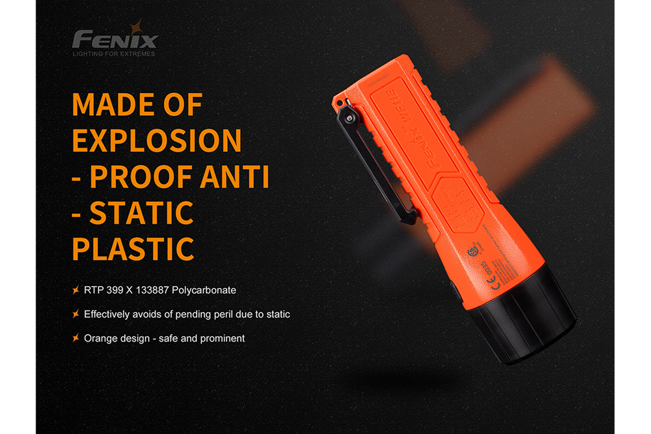 Fenix WF11E 200 Lumen Intrinsically Safe Flashlight