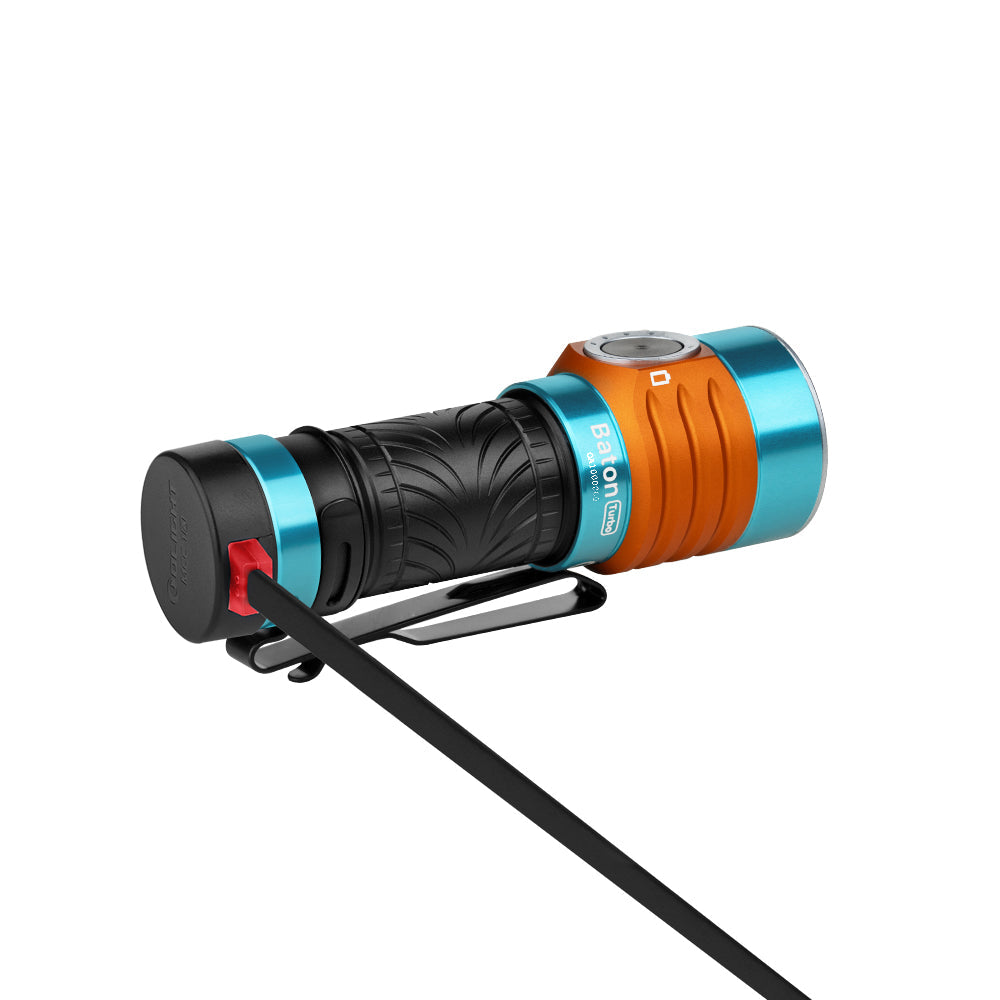 Olight Baton Turbo Roadster Compact EDC Long-Range Beam 510m 1000 Lumen Rechargeable Flashlight
