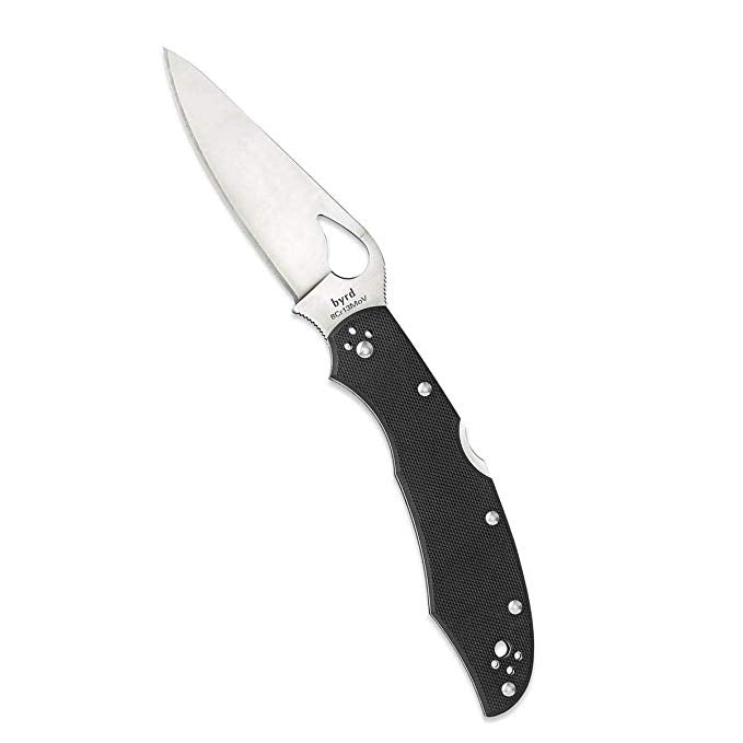 Spyderco Byrd Cara Cara 2 G10 BY03GP2 Folding Knife - Plain Edge