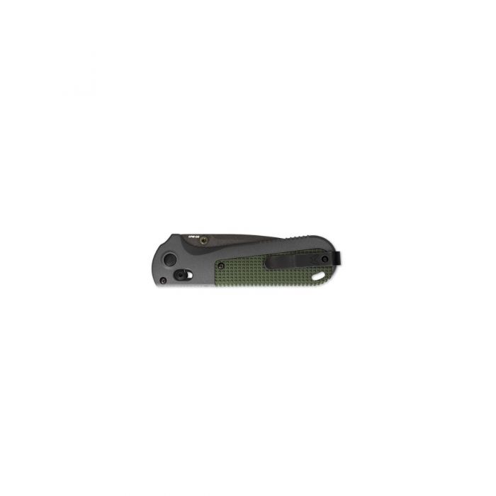Benchmade Redoubt 430SBK black textured Grivory handle scales