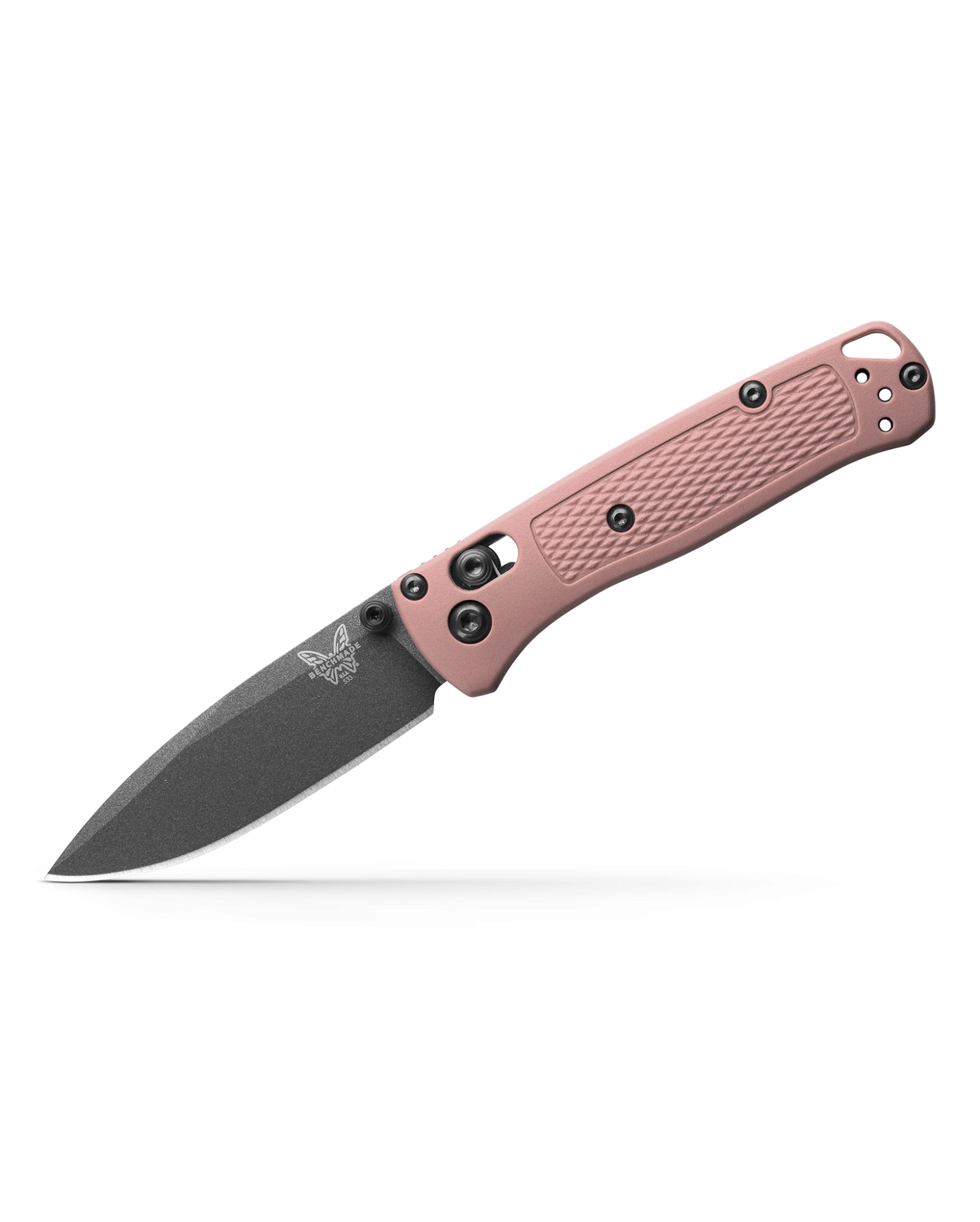 Benchmade Mini Bugout 533BK-05 Limited – 2.82″ CPM-S30V Black Cerakote drop point EDC folding knife, Alpine Glow Grivory