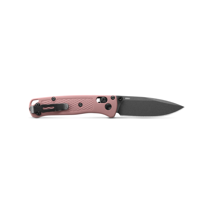Benchmade Mini Bugout 533BK-05 Limited – 2.82″ CPM-S30V Black Cerakote Drop Point EDC Folding Knife, Alpine Glow Grivory