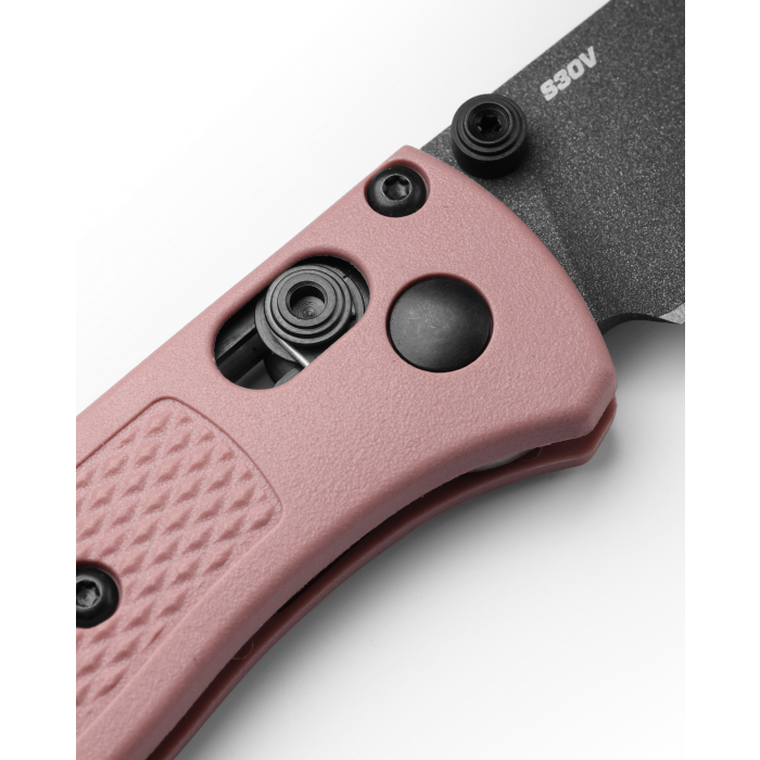 Benchmade Mini Bugout 533BK-05 Limited – 2.82″ CPM-S30V Black Cerakote Drop Point EDC Folding Knife, Alpine Glow Grivory