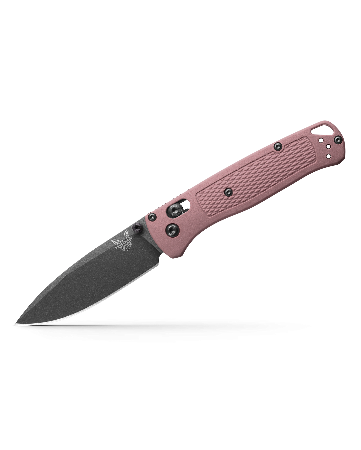 Benchmade Bugout 535BK-06 Limited – 3.24″ CPM-S30V Cobalt Black Cerakote drop point EDC folding knife, Alpine Glow Grivory