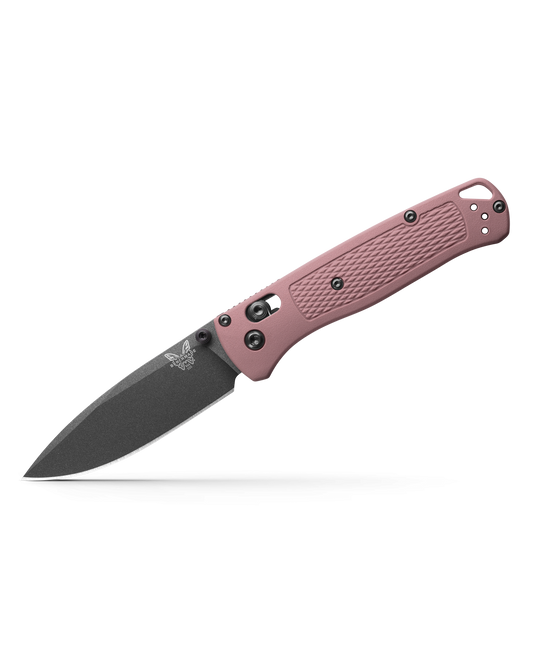 Benchmade Bugout 535BK-06 Limited – 3.24″ CPM-S30V Cobalt Black Cerakote drop point EDC folding knife, Alpine Glow Grivory