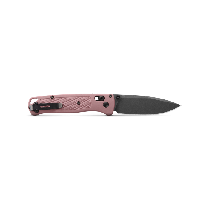 Benchmade Bugout 535BK-06 open position – Cobalt Black Cerakote blade
