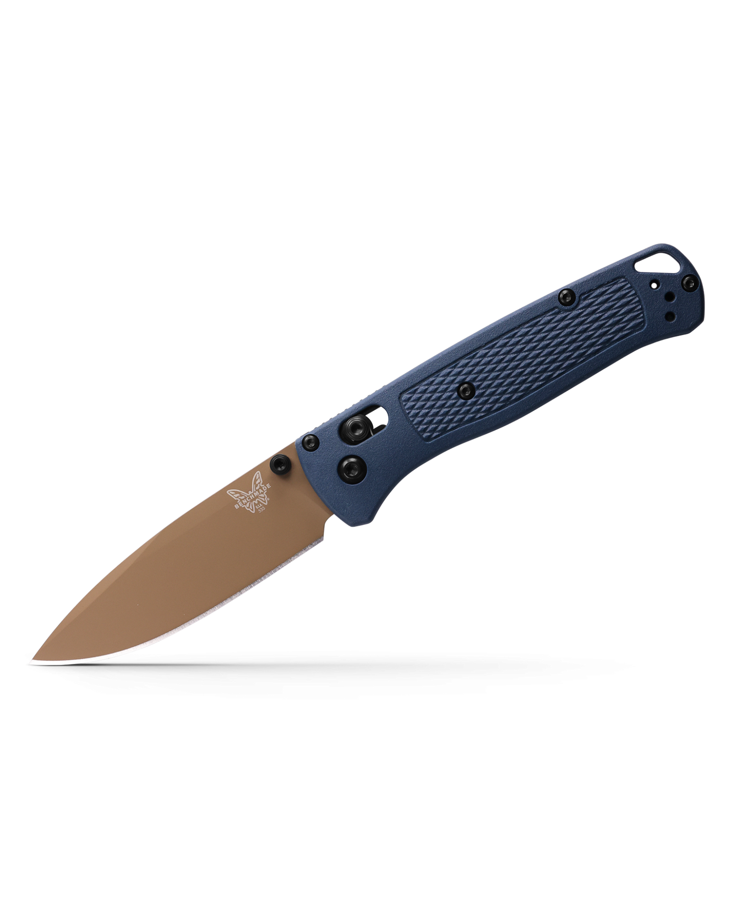 Benchmade 535FE-05 Crater Blue Bugout AXIS Folding Knife 3.24" S30V FDE Cerakote Blade