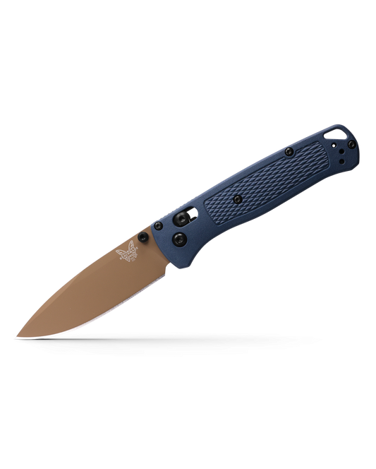 Benchmade 535FE-05 Crater Blue Bugout AXIS Folding Knife 3.24" S30V FDE Cerakote Blade