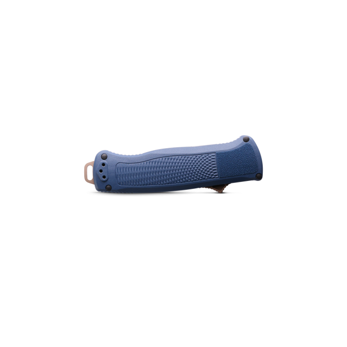 Benchmade Shootout 5370FE-01 blade deployed showing CPM-CruWear FDE tanto