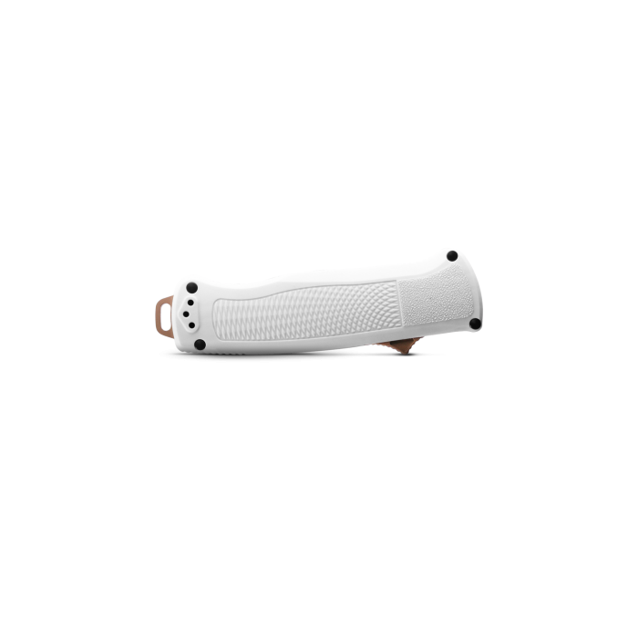 Benchmade Shootout 5370FE-02 blade deployed showing CPM-CruWear FDE tanto