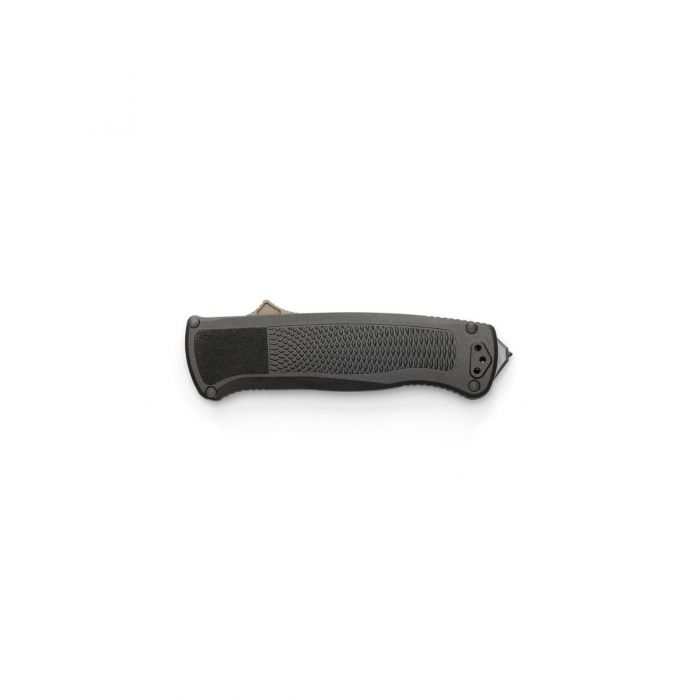 Benchmade Shootout 5370FE handle and OTF slider detail