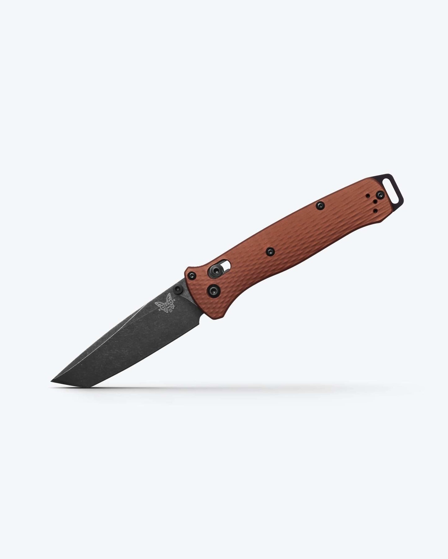 Benchmade Bailout 537BK-07 open position showing CPM-MagnaCut tanto blade