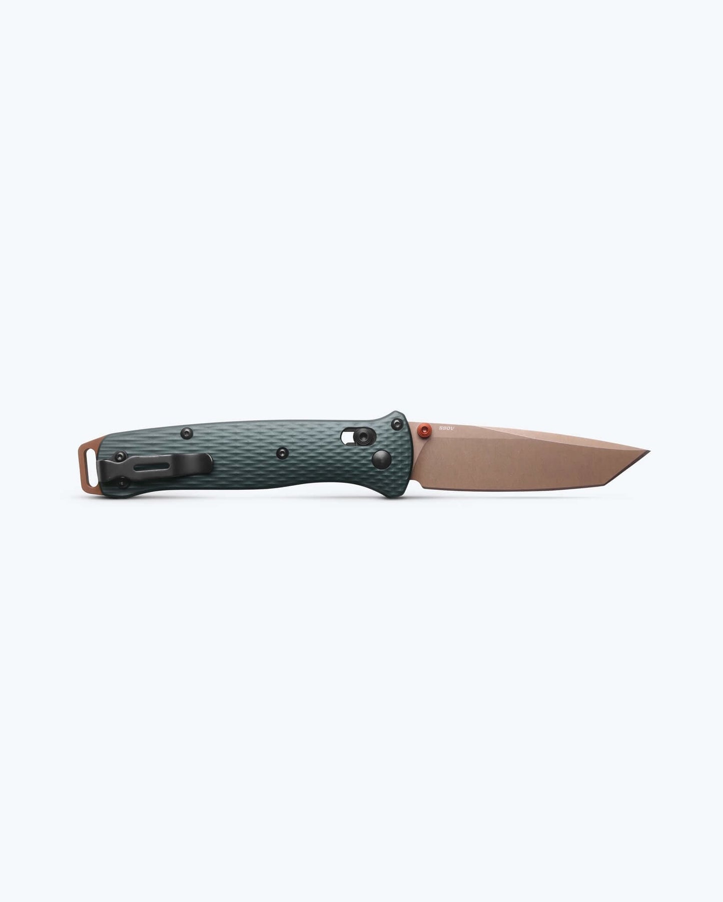 Benchmade Bailout 537FE-2601 side profile with tanto blade open