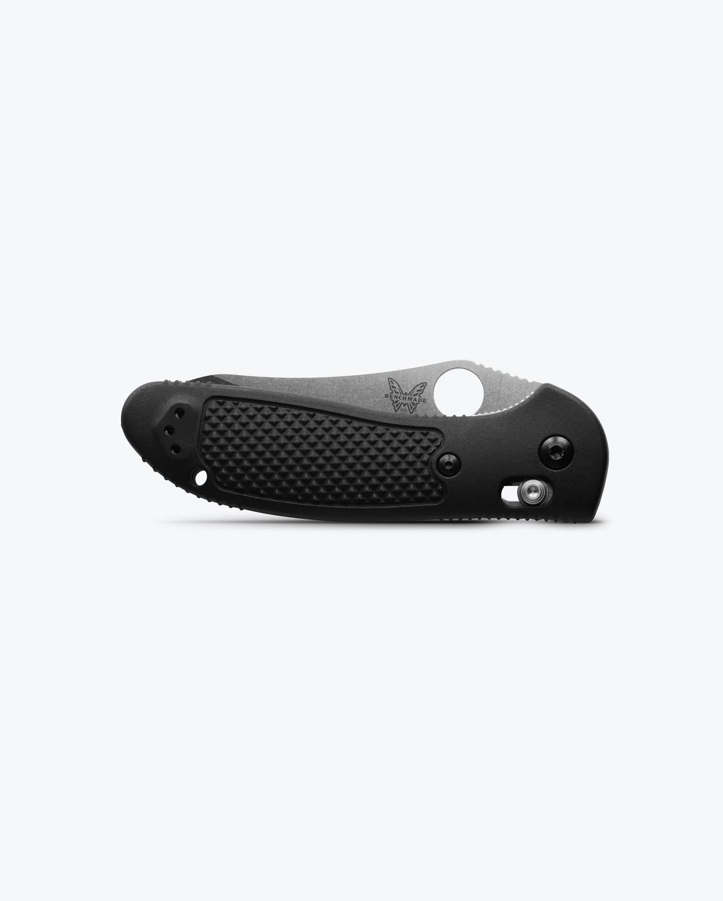 Benchmade Griptilian 550-S30V closed view showing black Grivory handle
