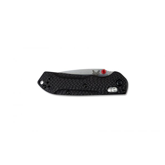 Benchmade Mini Freek 565-1 carbon fiber handle detail