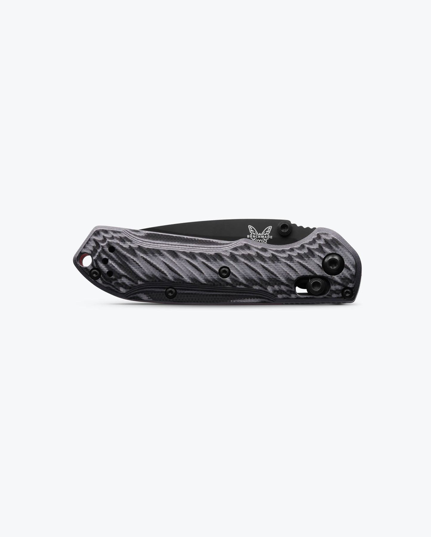 Benchmade Mini Freek 565BK-02 closed view showing tricolor G10 handle