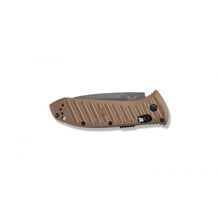 Benchmade Auto Presidio II 5700SGY-1 handle and AXIS lock detail