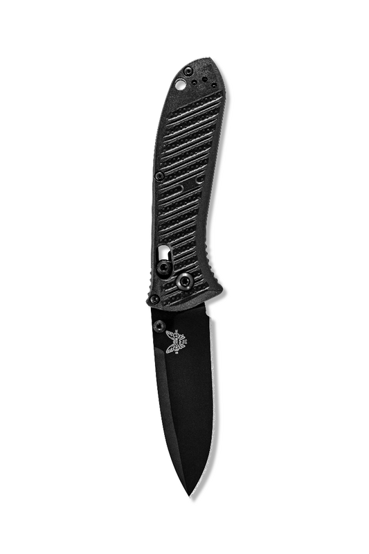 Benchmade 575BK-1 Mini Presidio II Black Plain Edge Folding Knife 3.2in Blade CPM-S30V Steel