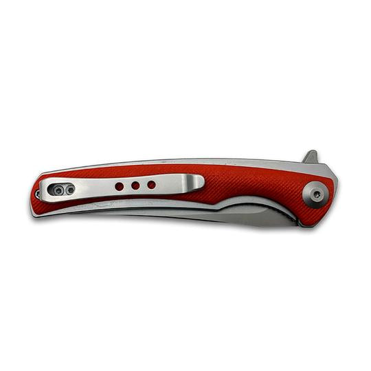 WE Knife 704X-R D2 Steel 3.6in Blade Hollow Grind w/G10 Handle