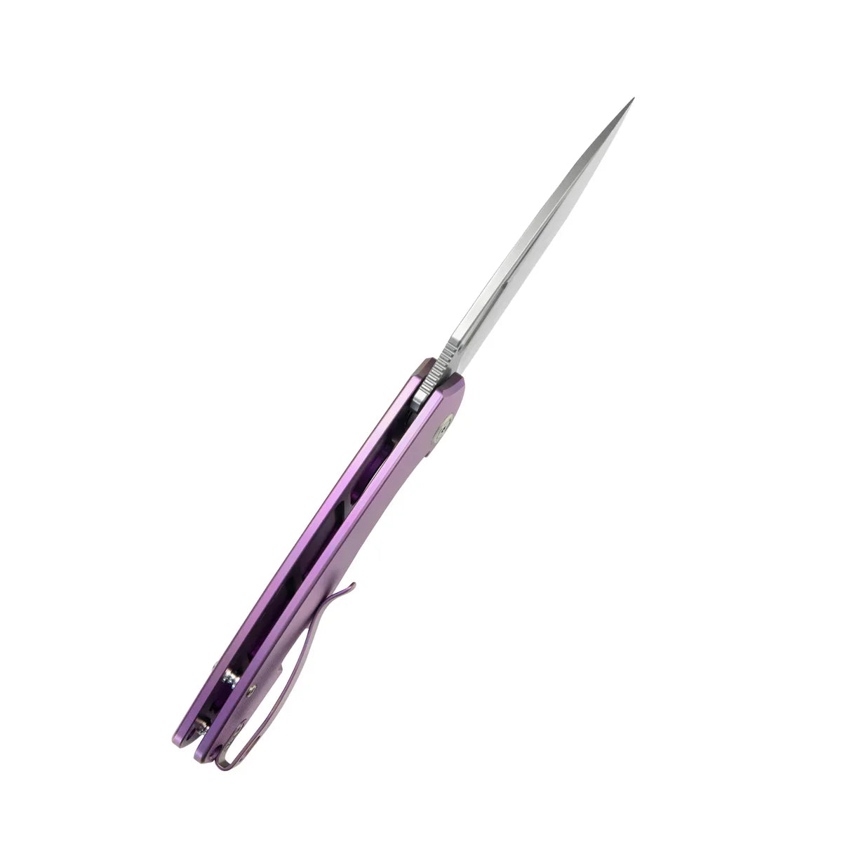 Kubey Knife Tityus 3.39" 14C28N Purple Titanium KUB360C