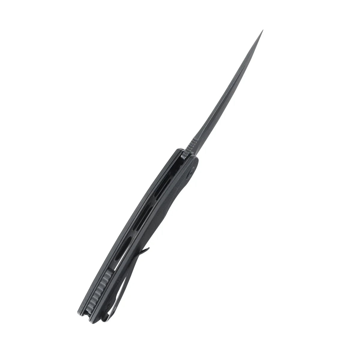 Kubey Scimitar 3.46" 14C28N Black G10 KUB173L