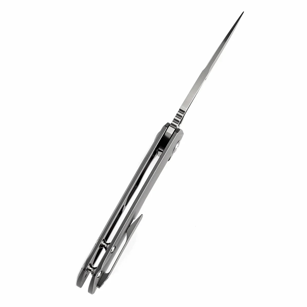 Kansept Kryo 3.58" CPM S35VN Micro Milling Titanium Grey K1001A7