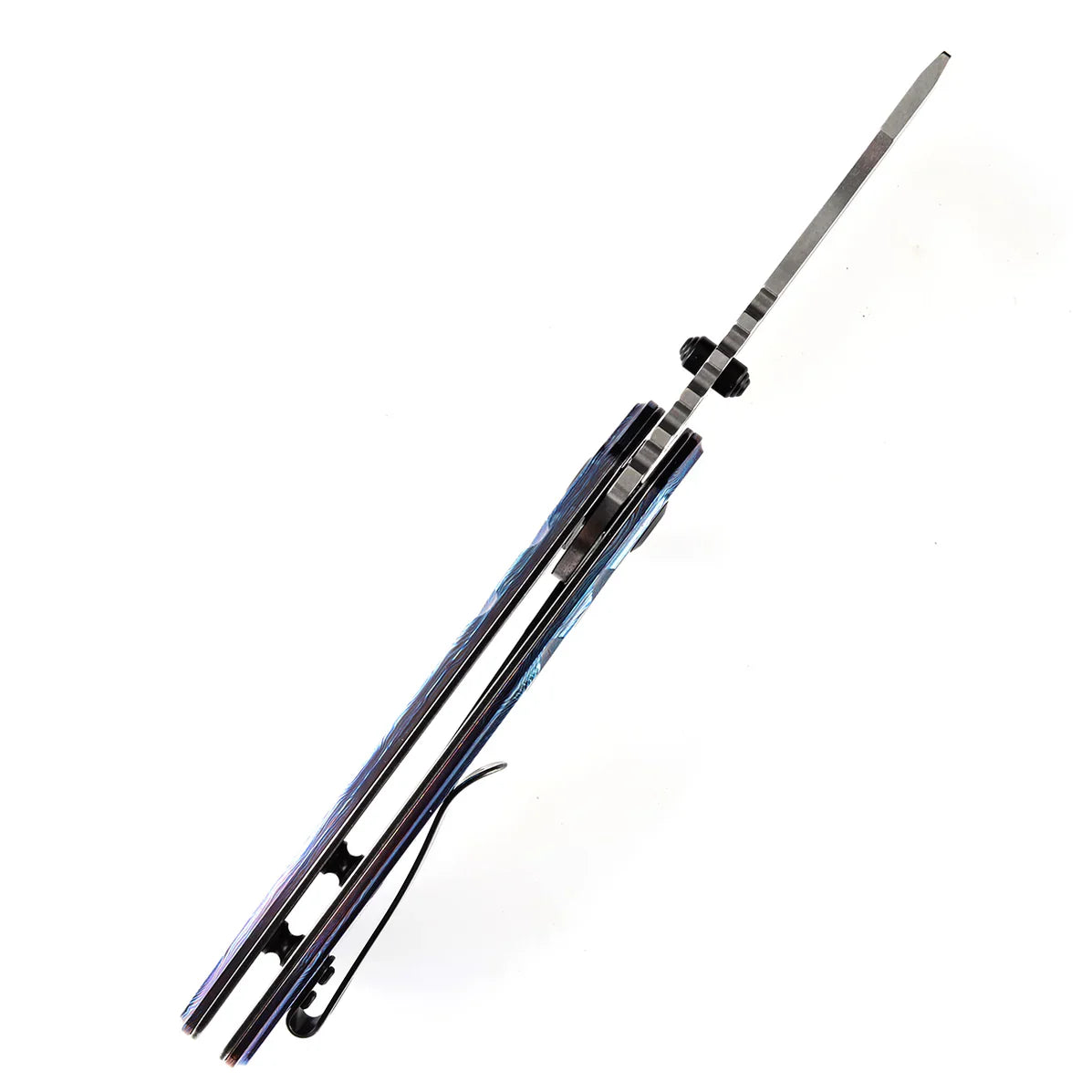 Kansept M+ Korvid 3.07" CPM S35VN Timascus Blue K2030C1U