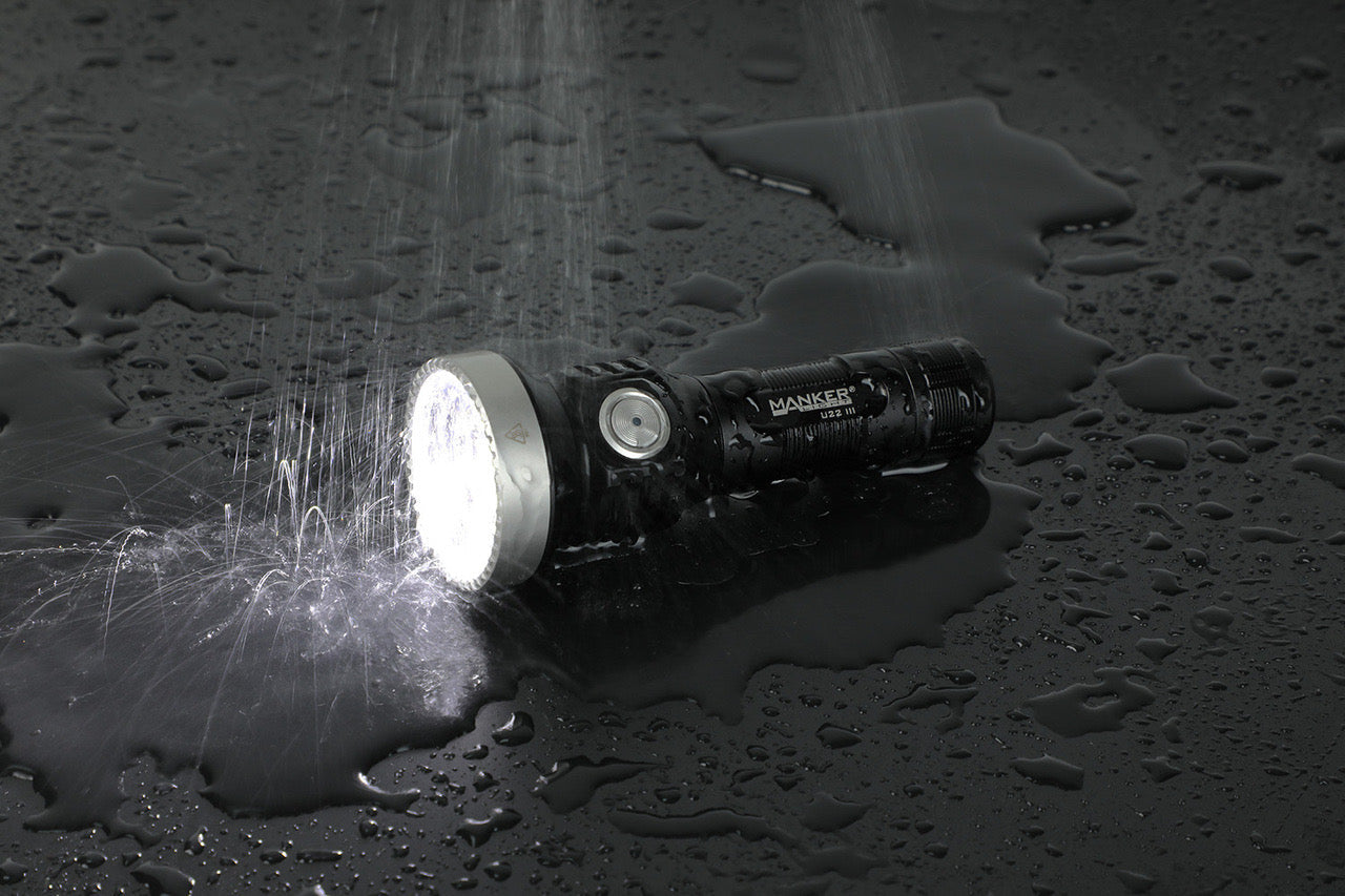 Manker U22 III 1500 Lumen Type-C Rechargeable Long Range Flashlight 1* OSRAM KW CSLPM1.TG LED 1 * 21700 Battery Included