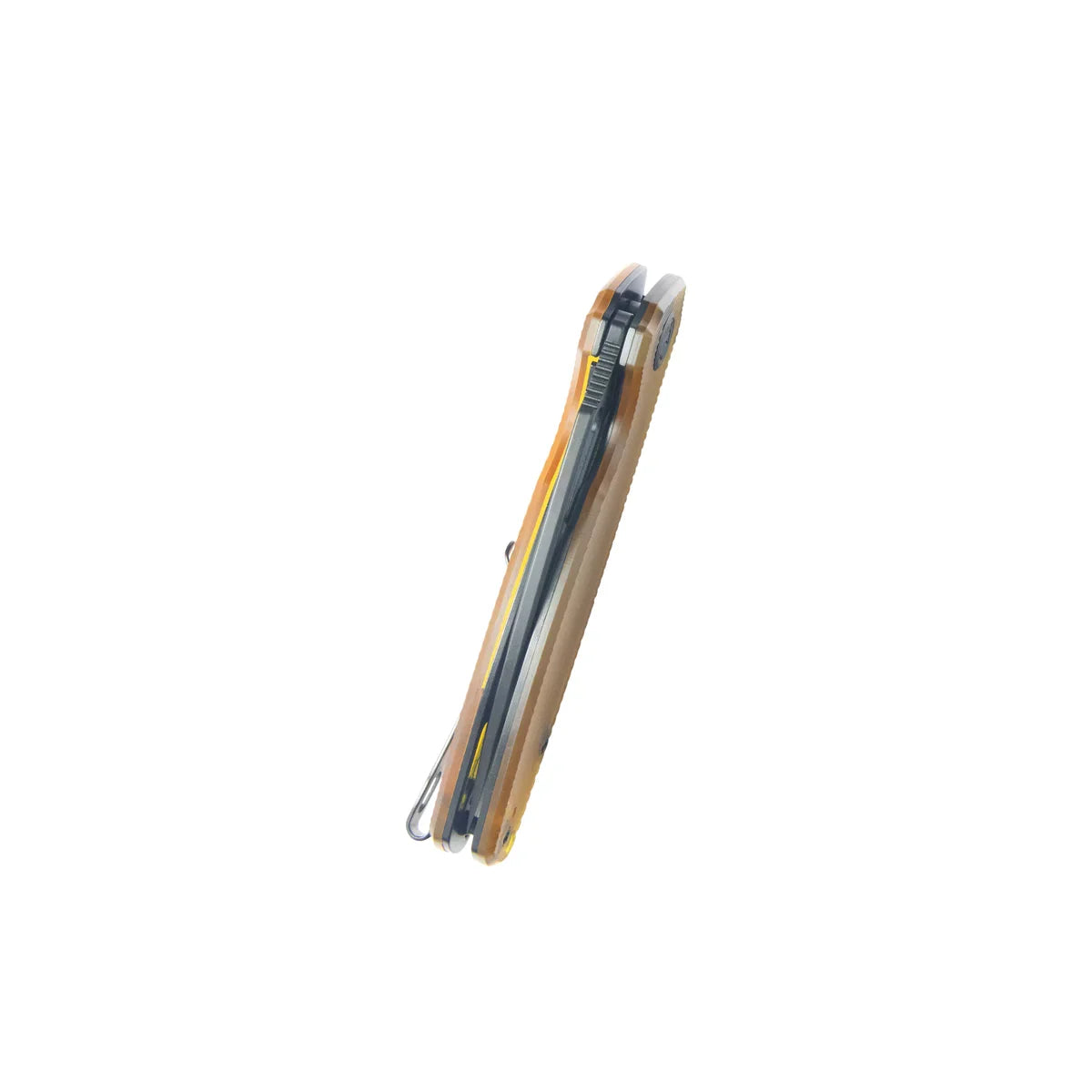 Kubey Knife Tityus 3.39" D2 Amber KUB322M