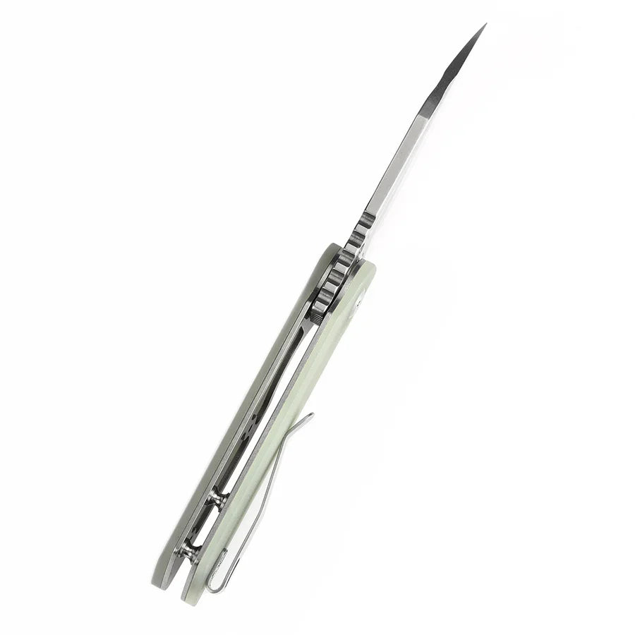 Tenable Rafe L T1048A2 – 3.19" Stonewashed 14C28N Blade, Jade G10 Handle with Liner Lock