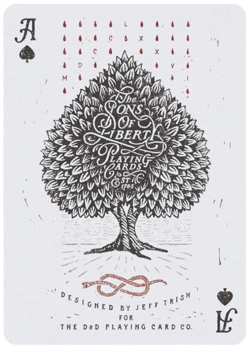 Sons of Liberty Playing Cards - Patriot Blue