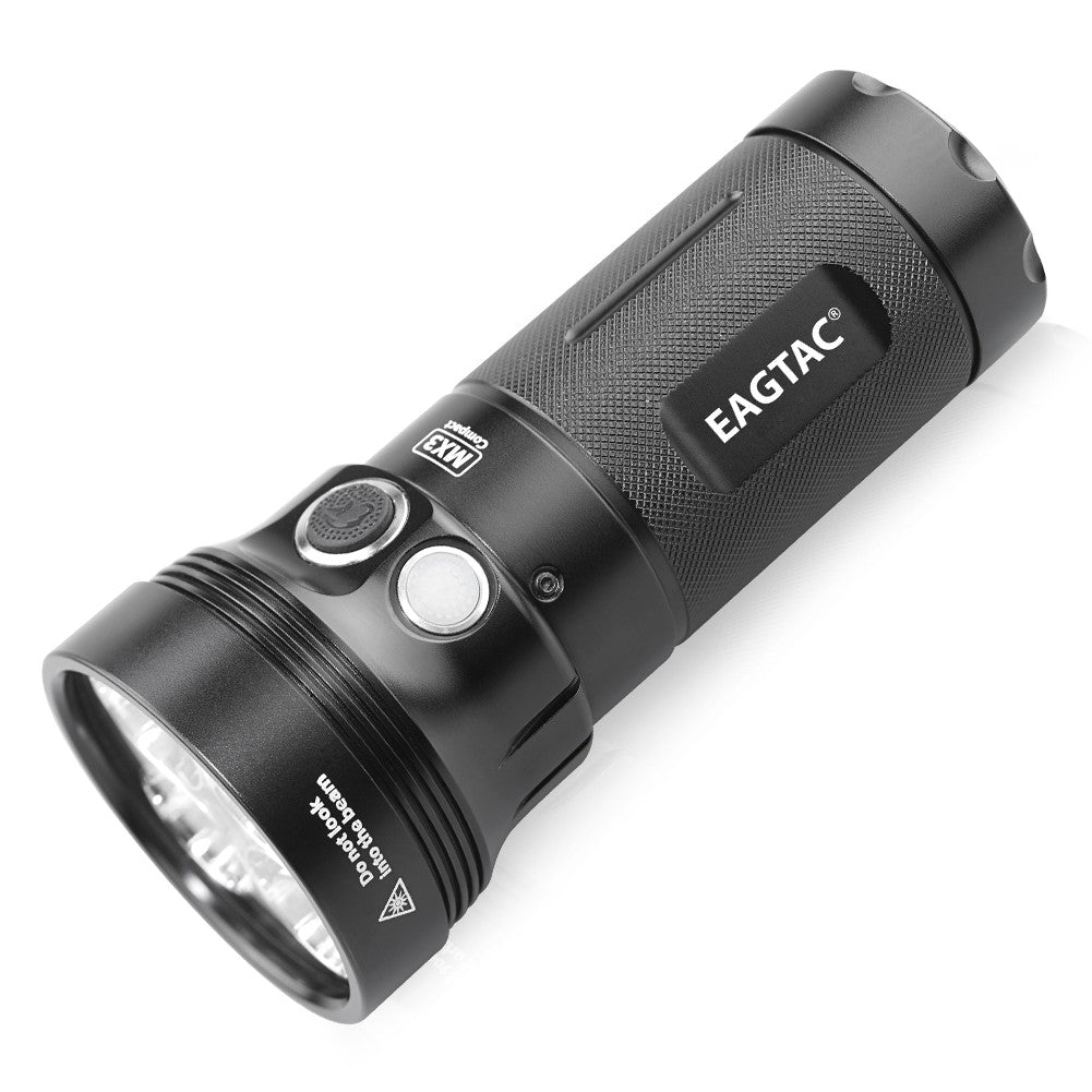 EagTac (EagleTac) MX3T-C 10,000 Lumen Rechargeable Flashlight 3*18650 Batteries