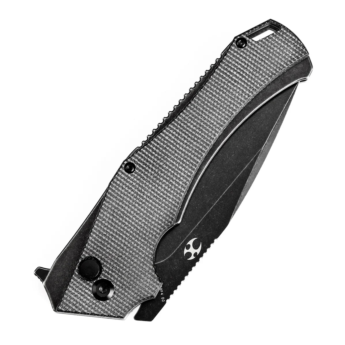 Kansept Hellx 3.6" D2 Black Micarta T1008F4