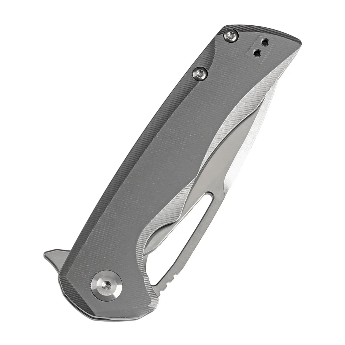 Kansept Kryo 3.58" CPM S35VN Micro Milling Titanium Grey K1001A7
