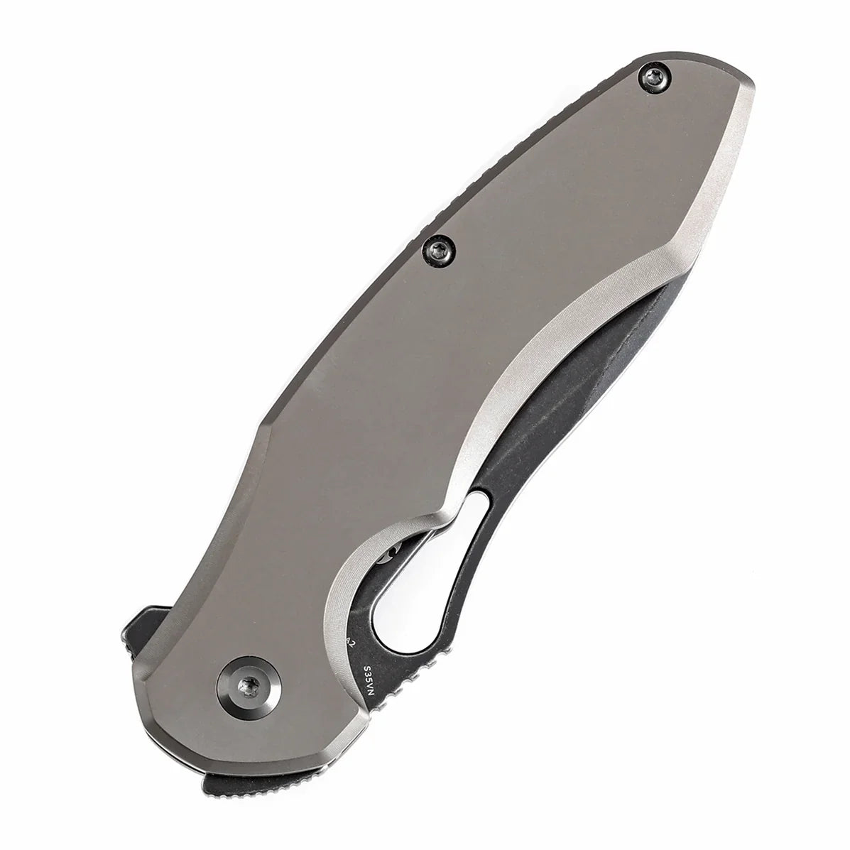 Kansept Echis 3.45" CPM S35VN Bronze Anodized Titanium Black Bronze K1071A2