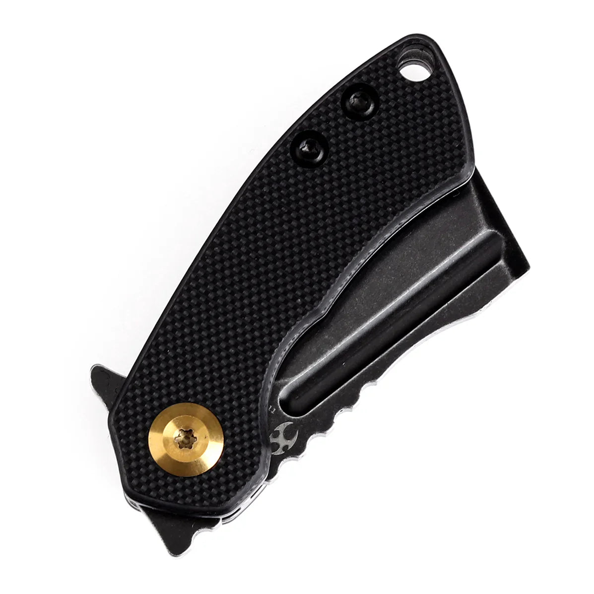 Kansept Mini Korvid 1.45" Black Stonewashed 154CM Black G10 T3030A11