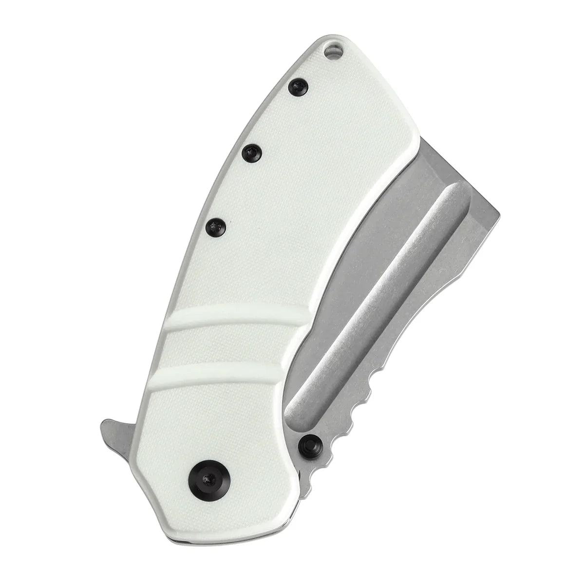 Kansept XL Korvid 3.55" 154CM White G10 T1030A9