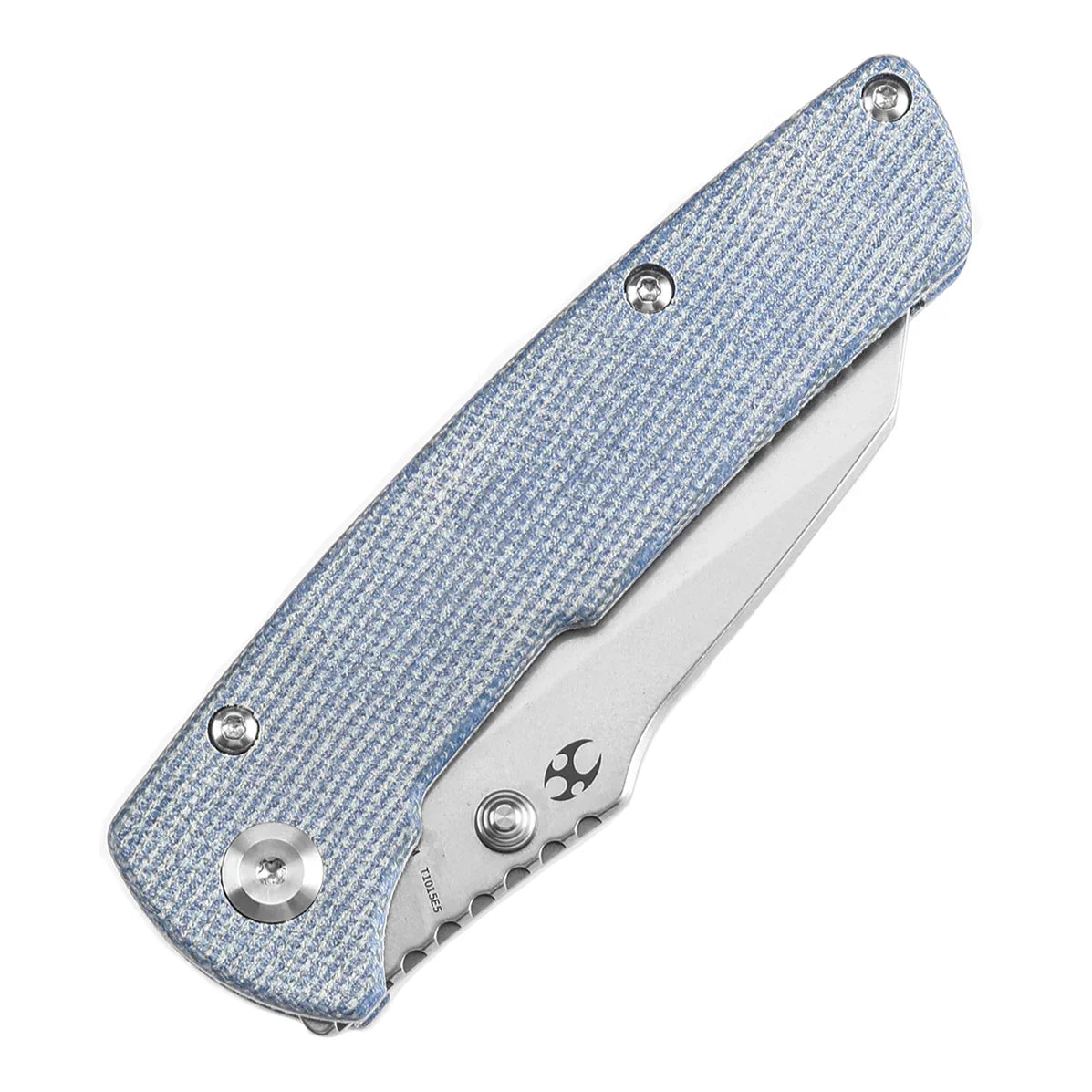 Kansept Main Street 3.36" 154CM Blue Micarta T1015E5
