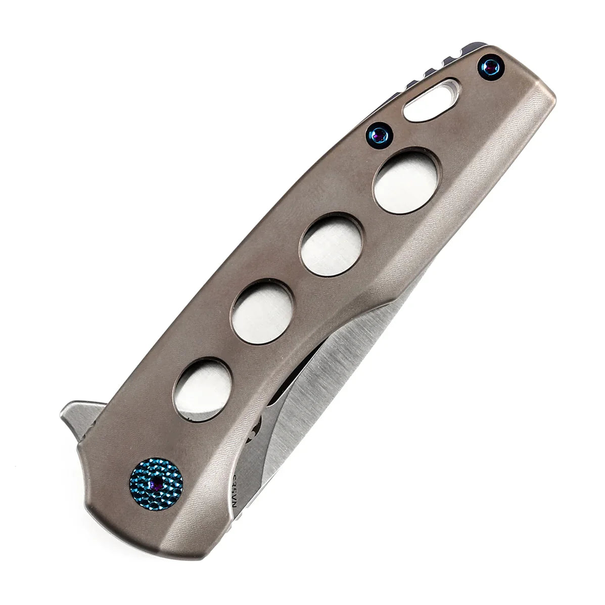 Kansept Cassowary 2.9" Satin CPM S35VN Bronzed Anodized Titanium K2065A5